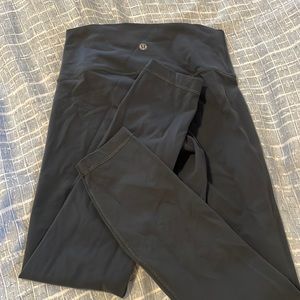 Teal colour Lululemon leggings